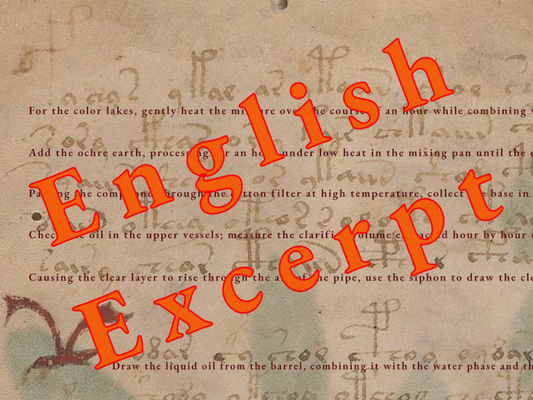 Voynich Page f1r Translation - Digital Download